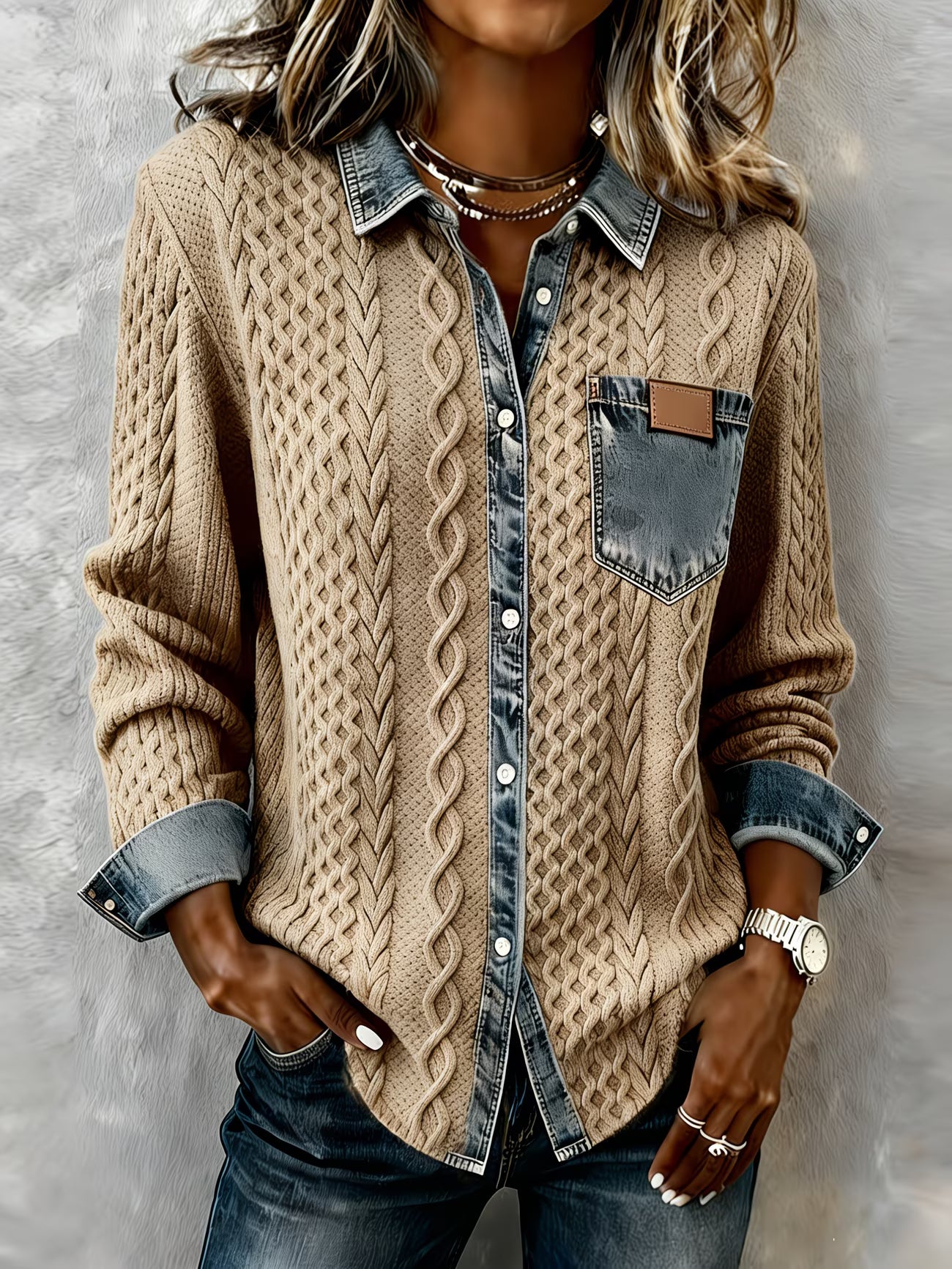 Camisa Verona Knit | Llevá estilo relajado con textura premium