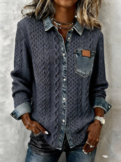 Camisa Verona Knit | Llevá estilo relajado con textura premium