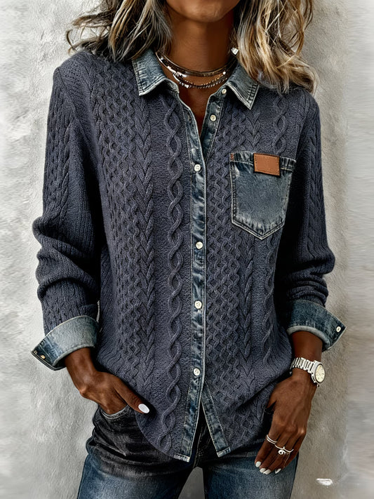 Camisa Verona Knit | Llevá estilo relajado con textura premium