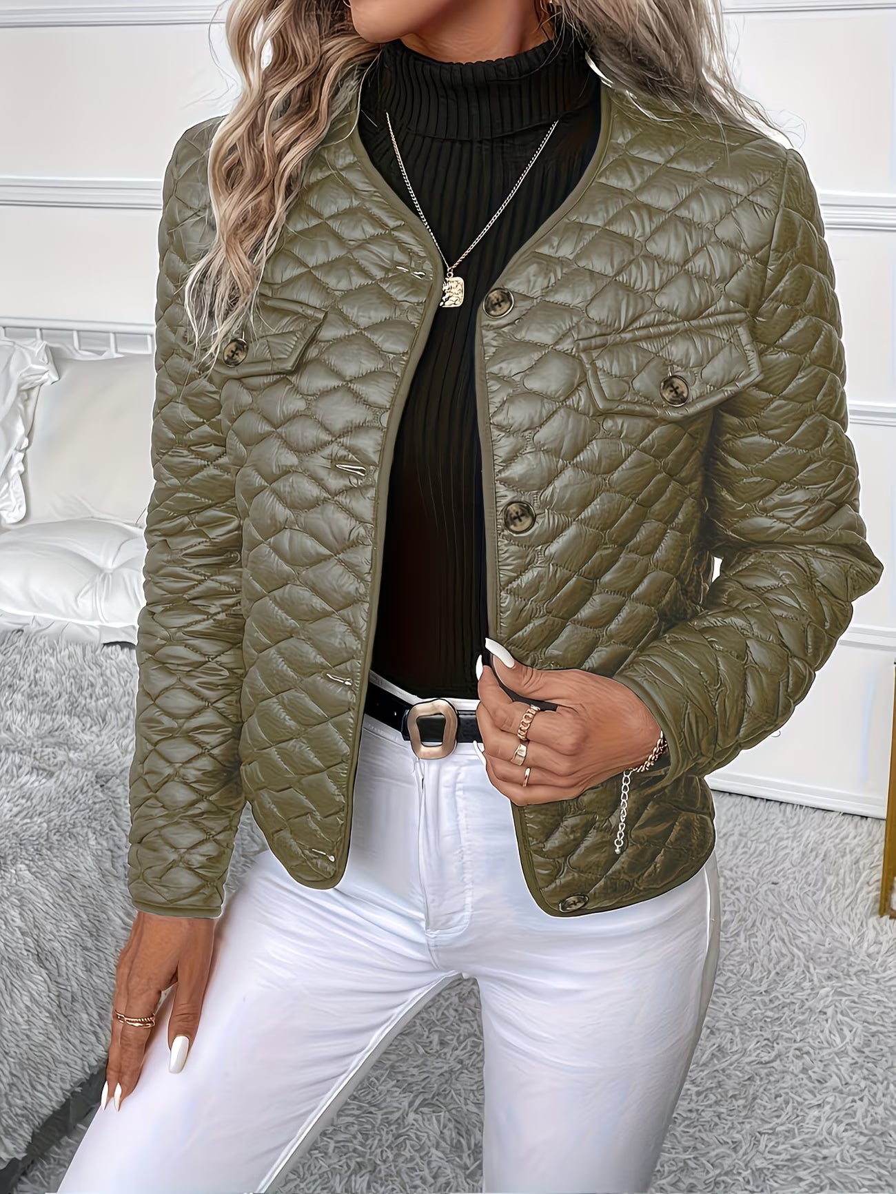 Chaqueta Verona Quilted | Elegancia térmica que eleva tu look